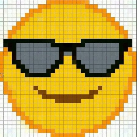 Рисунки по клеточкам летние