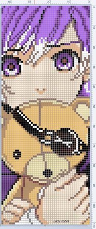 Аниме закладки вышивка