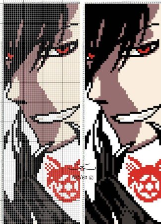 Вышивка крестиком аниме стальной алхимик