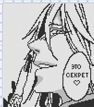 Схемы вышивки крестом аниме тёмный дворецкий
