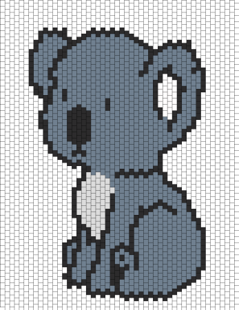 Вышивка крестом коала