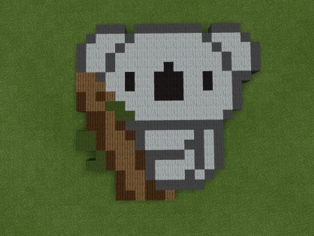 Алмазная мозаика коала схема