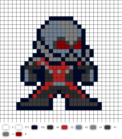 Мстители Pixel Art