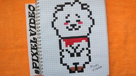 Рисунки по клеточкам bt21