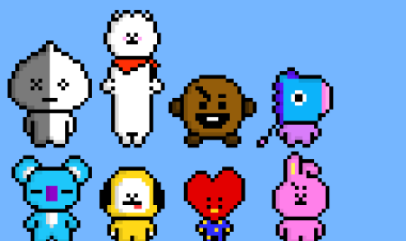 Рисовать по клеточкам bt21