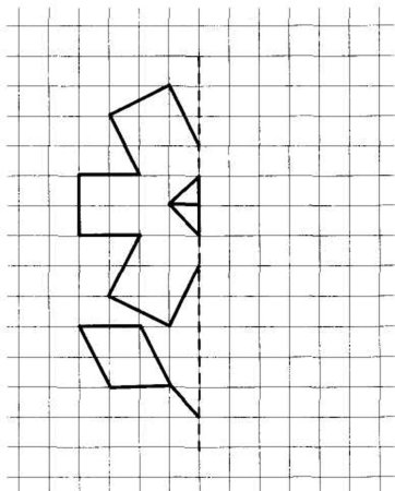 Зеркальное рисование для дошкольников
