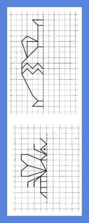 Симметричное рисование по клеткам