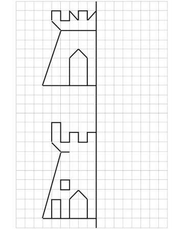 Симметричное рисование по клеткам