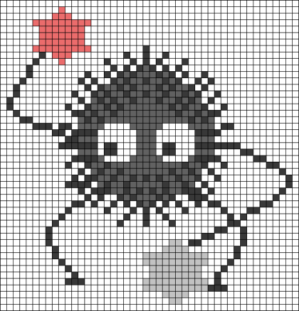 Тоторо фенечка схема