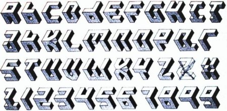 Рисование по клеточкам 3д