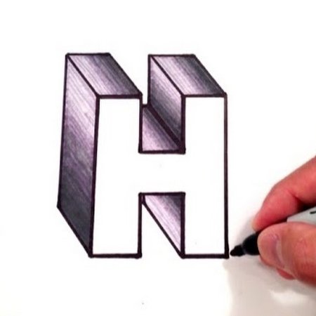 Шрифты для рисования на бумаге