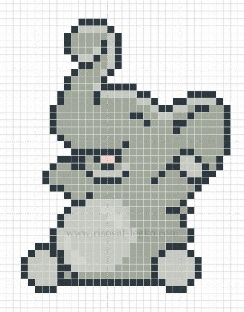 Слоник по клеткам