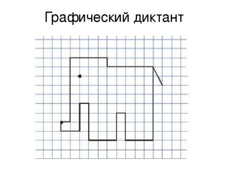 Графический диктант слон