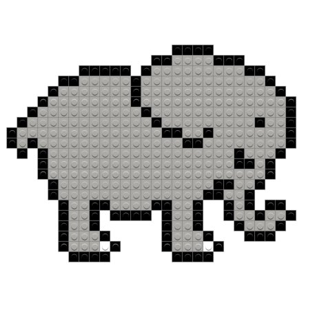 Слоник по пикселям