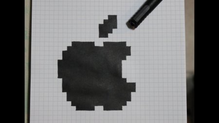 Рисование по клеточкам айфон