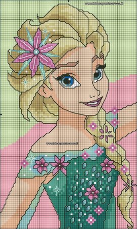 Эльза вышивка