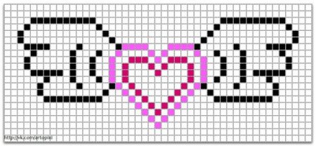 Красивые надписи в клеточку