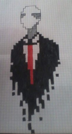 Рисунки по клеточкам крипипаста