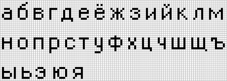 Схемы букв для фенечек