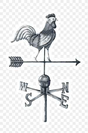 Флюгер карандашом