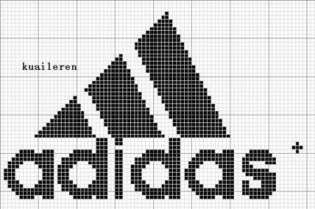 Адидас схема для вязания