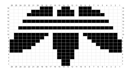 Адидас схема для вязания