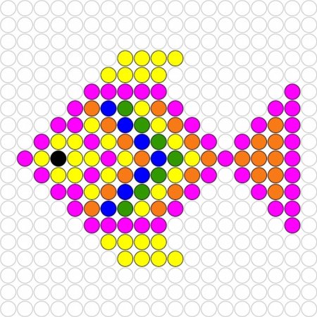 Схемы для мозаики детской
