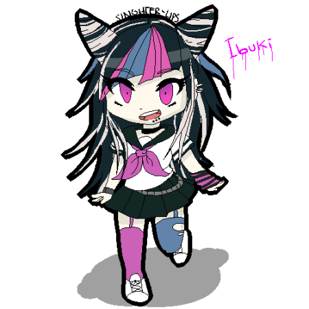 Данганронпа Микан пиксельный