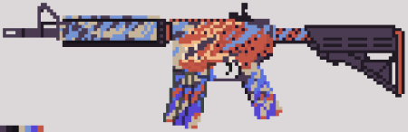 Пиксельные скины КС го
