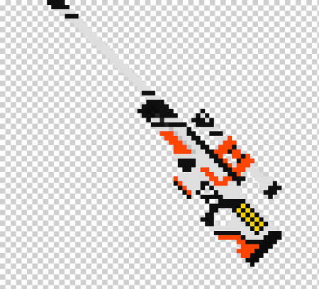 Рисование по клеточкам оружие