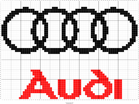 Бисероплетение схемы марки машин