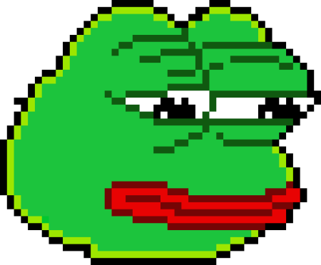 Лягушонок Пепе пиксель