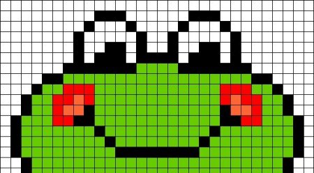 Лягушка по клеткам