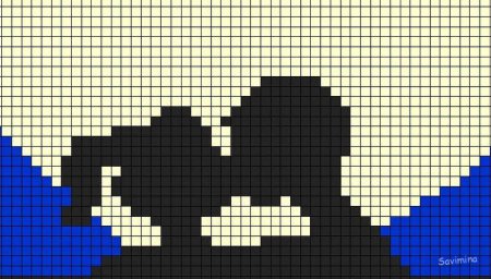 Рисунки по клеточкам в тетради