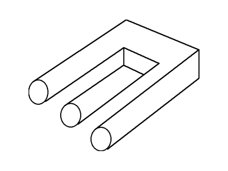 Раскраска невозможная фигура