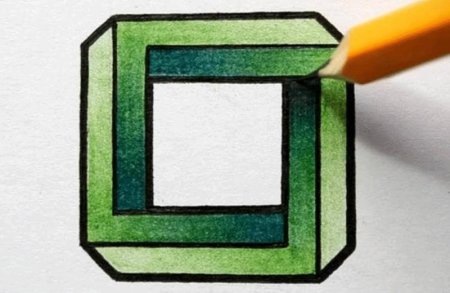 Невозможные фигуры квадрат