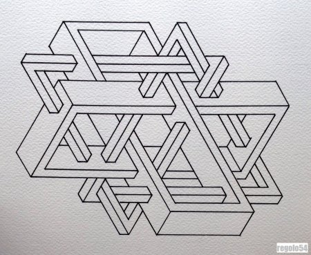 Треугольник Пенроуза Морис Эшер