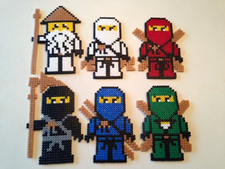 Ninjago LEGO схема Термомозаика