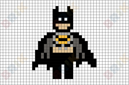 Пиксель арт Бэтмена