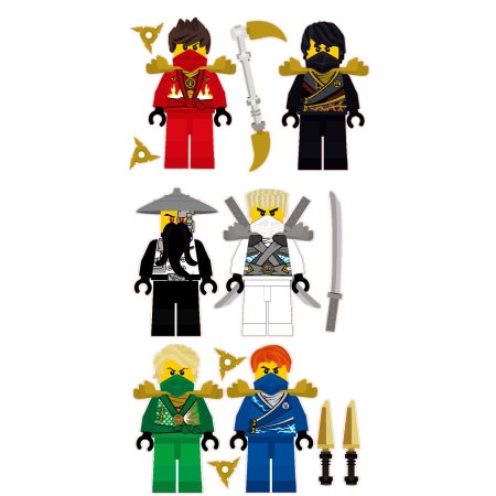 Декали для лего Ниндзяго