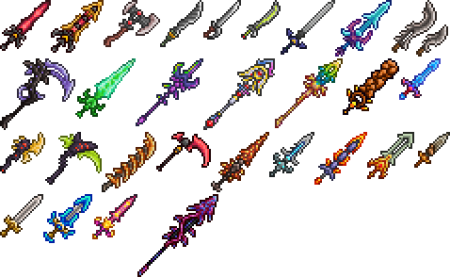 Террария оружие Sprite