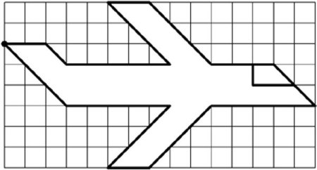 Графический диктант самолет