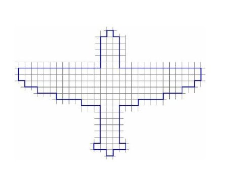 Графический диктант самолет