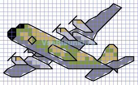 Графический диктант танк