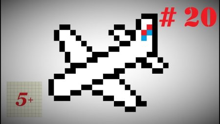 Рисунки по клеточкам для дошкольников легкие