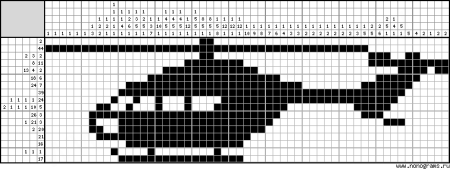Графический диктант самолет