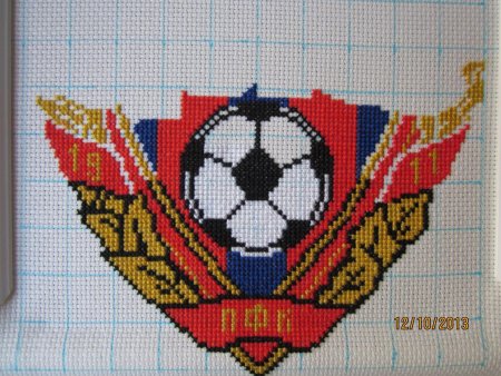 Объемный крест по клеточкам