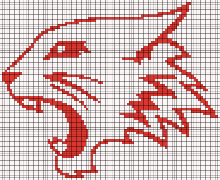 Фенечка ЦСКА схема