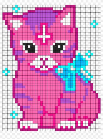 Кошечка по клеткам