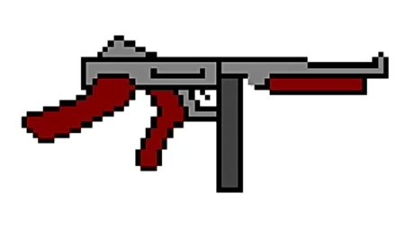 Штурмовая винтовка пиксель арт